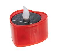 Hoement Bougie Extérieur Jardin Solaire Étanche Ip44 Éclairage LED Pratique et Fiable, Lampe à Bougie Rechargeable 300mah pour Jardin et Église