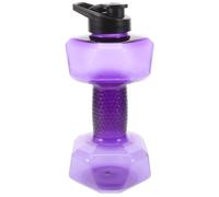 Hoement Bouteille d'eau Haltère 1500ml en PP Portable, Forme Poids, pour Activités Quotidiennes et Amis Passionnés de Fitness Réutilisable