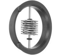 Hoement Cache Facile à Installer Retirer, Accessoire de Rosace en Métal Noir pour Protéger et Décorer Votre Guitare Folk pour Guitare Acoustique