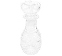 Hoement Carafon à Vin en Verre Transparent 250ml Design Artistique Simple pour Bar et Hôtel, Améliore du Vin et Conserve la Fraîcheur