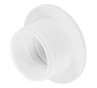 Hoement Couvercle de Port D'aspirateur de Piscine Accessoire Piscine en Plastique Blanc, Protection Anti-ventouses UV Résistante pour Fête Nettoyage