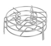 Hoement Cuiseur Vapeur en Acier Inoxydable 3 Pièces Support Tripode de 16cm pour Casserole et Autocuiseur Électrique, Entretien Facile et Multifonction Cuisine