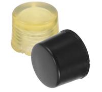 Hoement Embouts de Marteau en Caoutchouc 2 Pièces, Têtes de Rechange Filetées pour Maillet Démontable, Accessoires pour Marteau de Tapissier et Travail du Bois, Résistants et Pratiques
