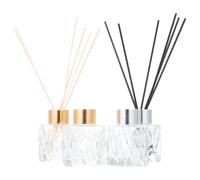 Hoement Flacons en Verre pour Aromathérapie 50ml Tiges de Diffusion pour Décoration Intérieure, pour Contemplation et Parfum D'intérieur Couleur Aléatoire