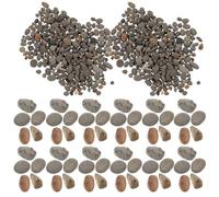 Hoement Galets Décoratifs Naturels Pierres Réalistes en Roche 50g pour Table de Sable et Aquarium pour Mini Paysage et Décoration D'aménagement