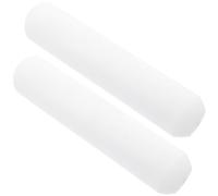 Hoement Kit de 4 Rouleaux en Éponge Blanche de 6 Pouces pour Peinture Mur et Plafond, Recharge Pratique pour Rouleaux, Couvrant Rapidement la Peinture