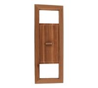 Hoement Kit de Fenêtre D'aération en Bois pour Sauna, Fenêtres de Ventilation du Sauna, Facile à Nettoyer, Ventilation Optimale pour Hammam et Sauna Traditionnel