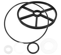 Hoement Kit de Joint Torique en Caoutchouc Noir pour Vanne de Filtre de Piscine, Installation Facile et Ajustement Précis, Compatible Équipements de Piscine