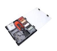 Hoement Kit de Réparation de Carrelage, Outil de Réparation de Carreaux de Céramique, Plastique et Métal, 8 Blocs de Cire, pour Maison et Hôtel