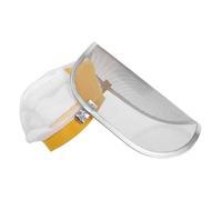 Hoement Masque Facial de Protection en Acier Inoxydable avec Visière en Maille, Léger et Ergonomique, Résistant aux Débris à Fort Impact pour Travaux Industriels et Jardinage