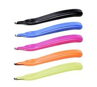 Hoement Outils D'arrache-agrafes Pratiques pour Retirer Agrafes sans Déchirer le Papier Lot de 5 Compacts en Plastique et Acier Inoxydable Bureau et Maison