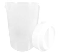 Hoement Pichet à Eau de Cuisine Grande Capacité avec Couvercle Étanche Broc Réutilisable Pp pour Boissons Froides et Chaudes pour Réunions Familiales et Bureau