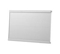 Hoement Plaque Signalétique Aluminium Adhésive pour Bureau Porte-plaques Nominatives Suspendu Alliage Aluminium Support Nom pour Bureau Professionnel Identification Rapide et Installation