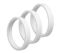 Hoement Pneus Nettoyeur De Piscine C-10 3Pcs Compatibles avec 180 280 360 380 en Caoutchouc Blanc Portable pour Machine De Nettoyage De Piscine D'Extérieur