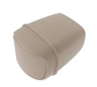 Hoement Poubelle de Voiture Beige en Plastique Étanche et Facile à Nettoyer avec Doublure Amovible et Ouverture Facile, pour Voiture, Bureau ou Maison