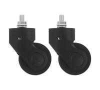 Hoement roulettes de Remplacement pour Valise 2pcs en Métal et Plastique, Silencieuses Haute Capacité de Charge, pour Réparation de Bagages et Voyage