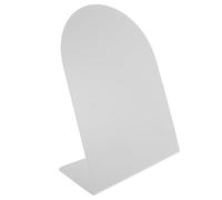 Hoement Tableau Mémo Magnétique Décoratif Blanc en Fer Support de Bureau, Tableau de Rappel Polyvalent Maison Bureau, Design Moderne et Minimaliste
