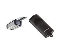 Hörmann Actionneur de porte de garage Supra Matic E Serie 4 (ouvre-porte avec Émetteur manuel HSE 4, câble & 45117361 Émetteur Portatif/Télécommande pour Porte de Garage, Noir