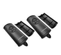 Hoermann Hörmann HSE4BS Lot de 2 boîtiers vides pour émetteur portatif, sans batterie, sans platine, coque supérieure et inférieure