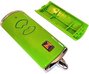 Hörmann HSE2BS Coque de Rechange pour émetteur portatif - Coque supérieure et inférieure - Vert - sans Pile ni Platine