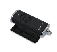 Hörmann HSE2BS Coque de rechange pour émetteur portatif Noir Structure mate Boîtier vide sans batterie sans platine Coque supérieure et inférieure