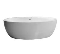Hoesch Cabo baignoire autoportante 185x90 cm ovale blanc 6610.010