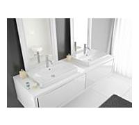Hoesch Hoesch Lavabo Carta 55x45 cm, sans robinet + trop-plein, blanc mat Quantité:1