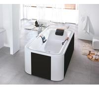 Hoesch Ergo+ baignoire autoportante 207.5x107.5 cm rectangulaire blanc-noir-bicolore 6441.010305552