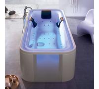 Hoesch Hoesch Whirlpool Ergo+ 6441 & système combiné blanc/chrome/verre blanc Quantité:1