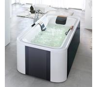 Hoesch Hoesch Whirlpool Ergo+ 6441 & système combiné blanc/chromé/verre noir Quantité:1