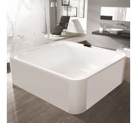 Hoesch Ergo+ baignoire autoportante 207.5x195 cm rectangulaire blanc 6444.010305550