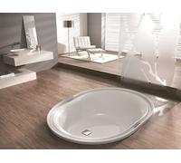 Hoesch Ergo+ baignoire ovale 200x160 cm ovale blanc 6437.010305