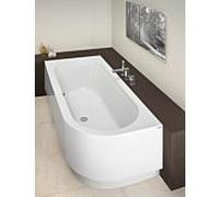 Hoesch Happy D. baignoire d’angle 180x80 cm côté gauche blanc 6484.010
