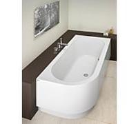 Hoesch Happy D. baignoire d’angle 180x80 cm côté droit blanc 6486.010