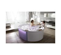 Hoesch Hoesch Baignoire autoportante ovale Ergo+ 200 × 160 cm blanc chromé Quantité:1
