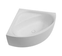 Hoesch Hoesch Baignoire d'angle iSENSI 150x150 cm, blanc, 302 l, trop-plein fente Quantité:1