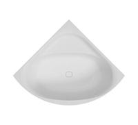 Hoesch Hoesch iSENSI Baignoire d'angle 150x150 cm, blanche Quantité:1