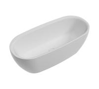 Hoesch Design Baignoire autoportante iSensi 3821.010 ovale 180x80 cm blanc 201 l avec trop-plein