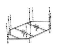 Hoesch Hoesch Sous-structure spéciale hexagonale, 180x80 cm, pour baignoire Quantité:1