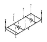Hoesch Hoesch Sous-structure spéciale rectangulaire, 160x75 cm, pour baignoire Quantité:1