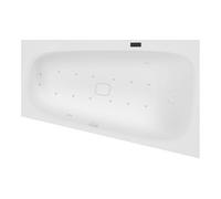 Hoesch Hoesch Whirlpool iSensi Bain à remous Trap 1800x1400 Monolith Droit avec trop-plein, Système iSensi Blanc Quantité:1