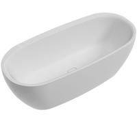 Hoesch Hoesch iSENSI Baignoire ovale 170x75 cm, 1 trop-plein et vidage, blanc, blanc Quantité:1