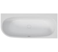 Hoesch iSensi baignoire d’angle 180x80 cm côté droit blanc 3850.010