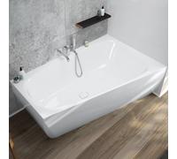 Hoesch iSENSI Baignoire d’angle, avec tablier, 3952.010,