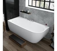 Hoesch Design Baignoire d'angle iSensi 3969.010 160x75 cm rectangulaire blanc version gauche 149 l