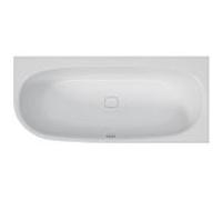 Hoesch iSensi baignoire d’angle 180x80 cm côté droit blanc 3850.010