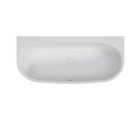 Hoesch iSensi baignoire murale 190x90 cm ovale blanc 3824.010