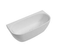Hoesch iSENSI baignoire murale 3887.010 180x80cm, blanc , 182 l, avec trop-plein, blanc