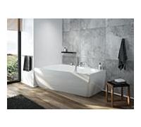 Hoesch baignoire iSENSI 3955.010 150x100cm, gauche, blanc , 164 l, trop-plein