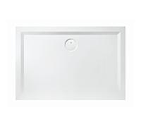 Hoesch bac à douche en Muna minérale 4172xA010 90x75x3cm, blanc , matériau unique